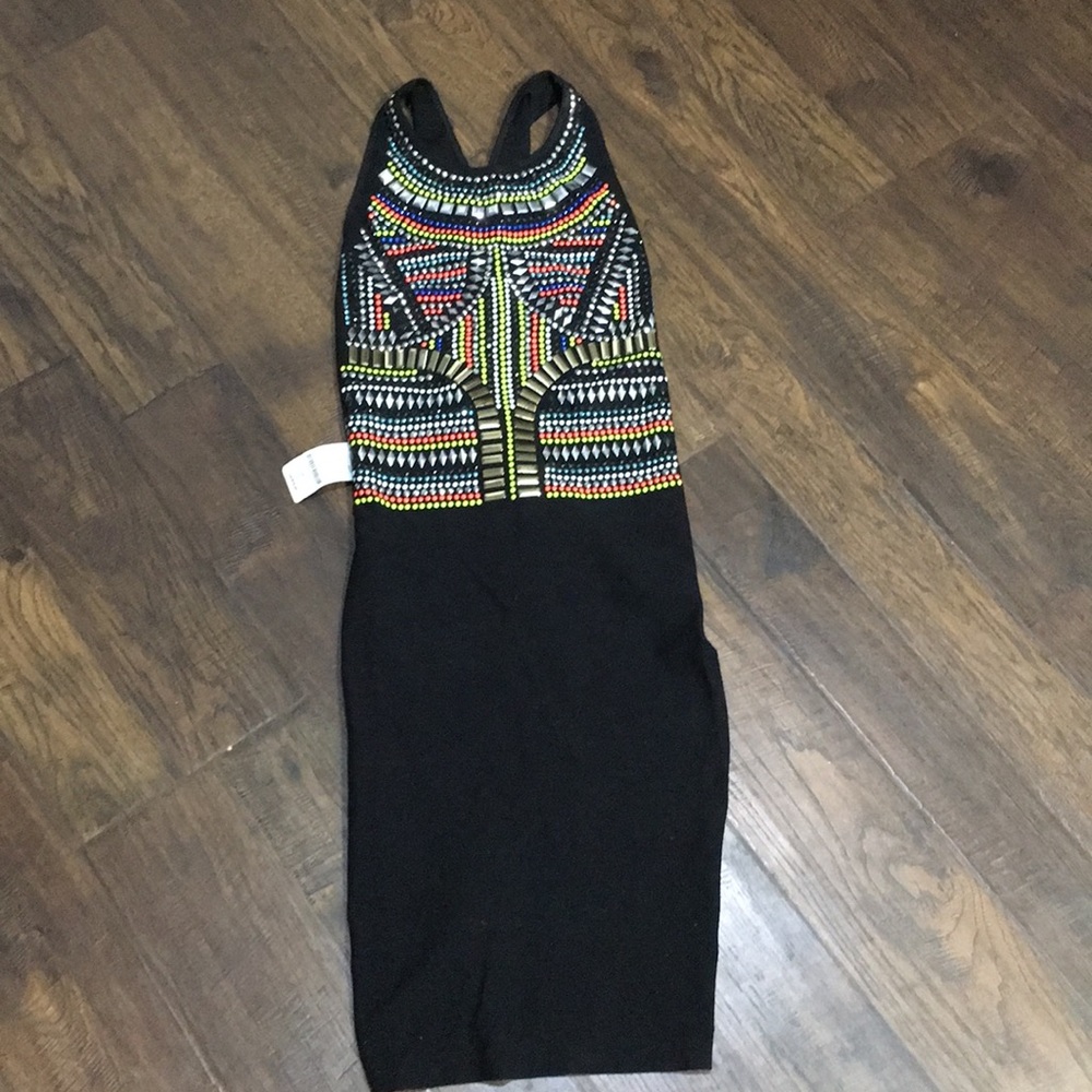 Black dress.